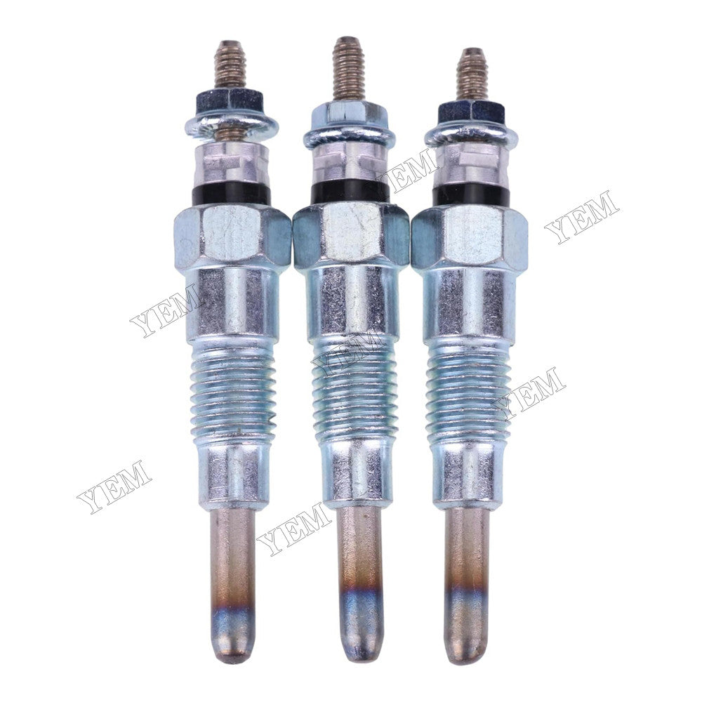 For Yanmar Engine 2TNV70F-NTKA 3TNV70-XHT 3TNV70-XPLW 3TNV76-XHT 3TNV76-KAZ 3 Pcs Glow Plug 119718-77801 For Yanmar