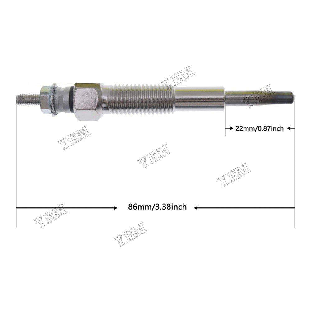 For CASE Tractor D25 D29 D33 D35 D40 D45 DX25 DX29 DX33 DX35 DX40 DX45 Glow Plug SBA185366060