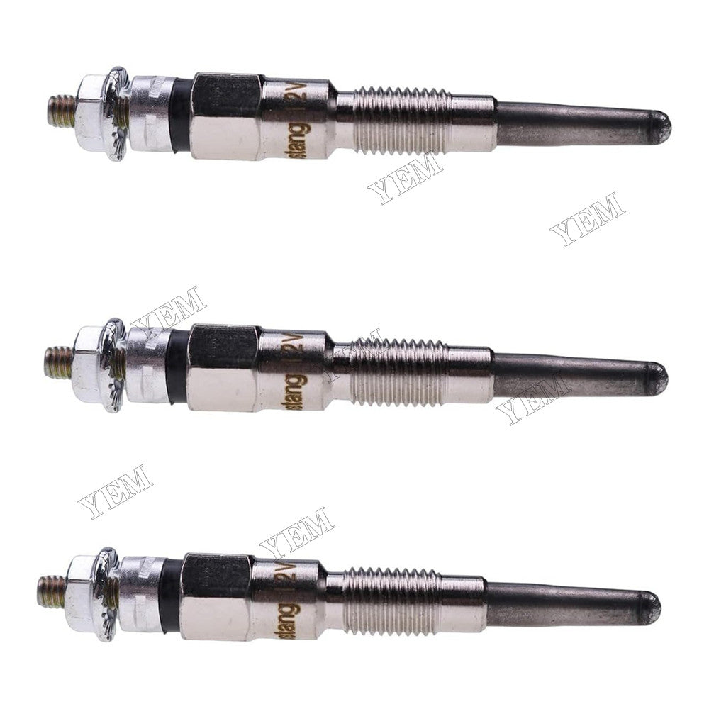 For Kubota D1105 Carrier CT3.69 CT3-69-TV Engine Supra 922 944 950 Genesis R90 3Pcs Glow Plug 25-39501-00 For Kubota