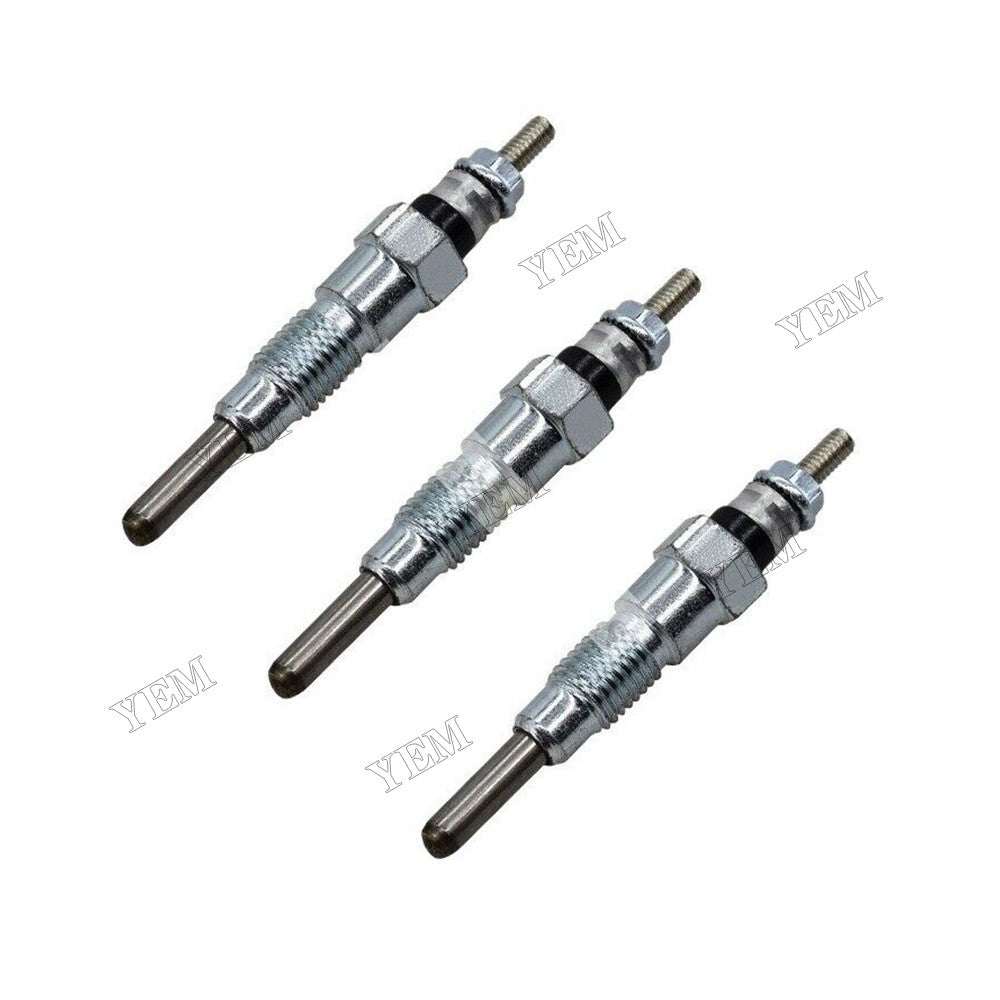 For Kubota Engine D600 D640 Cub Cadet Lawn Tractor 1772 1782 3Pcs Glow Plug KB-15694-65510 KB-15694-65512 For Kubota