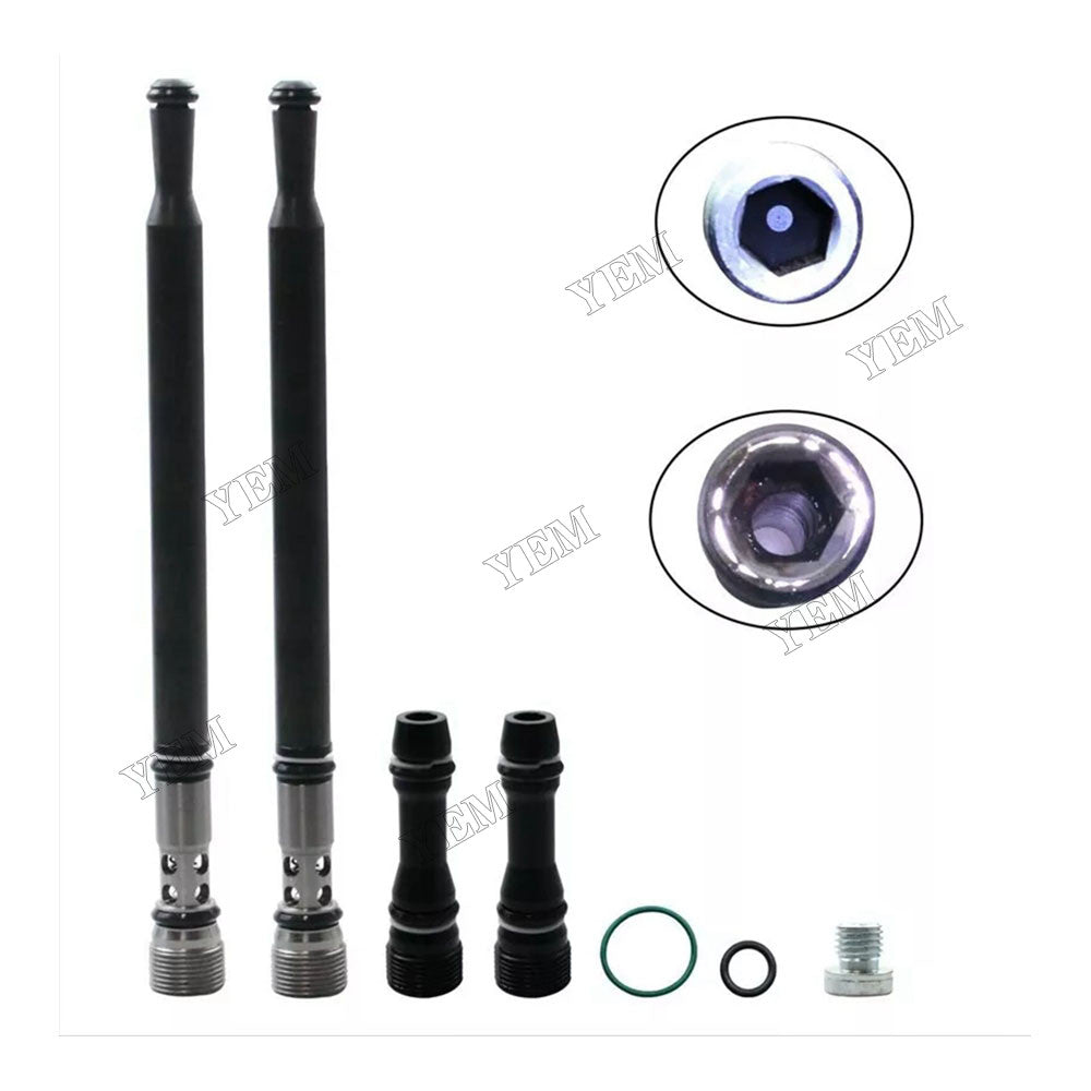 For Ford Engine 6.0L Vehicle F250 F350 F450 F550 Stand Pipe & Dummy Plug Kit 6E7Z9A332A 6E7Z9A332B For Ford