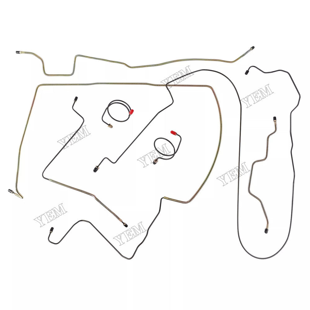 For Jeep Wrangler YJ 1987-1995 Complete Power Brake Line Kit JPB8701
