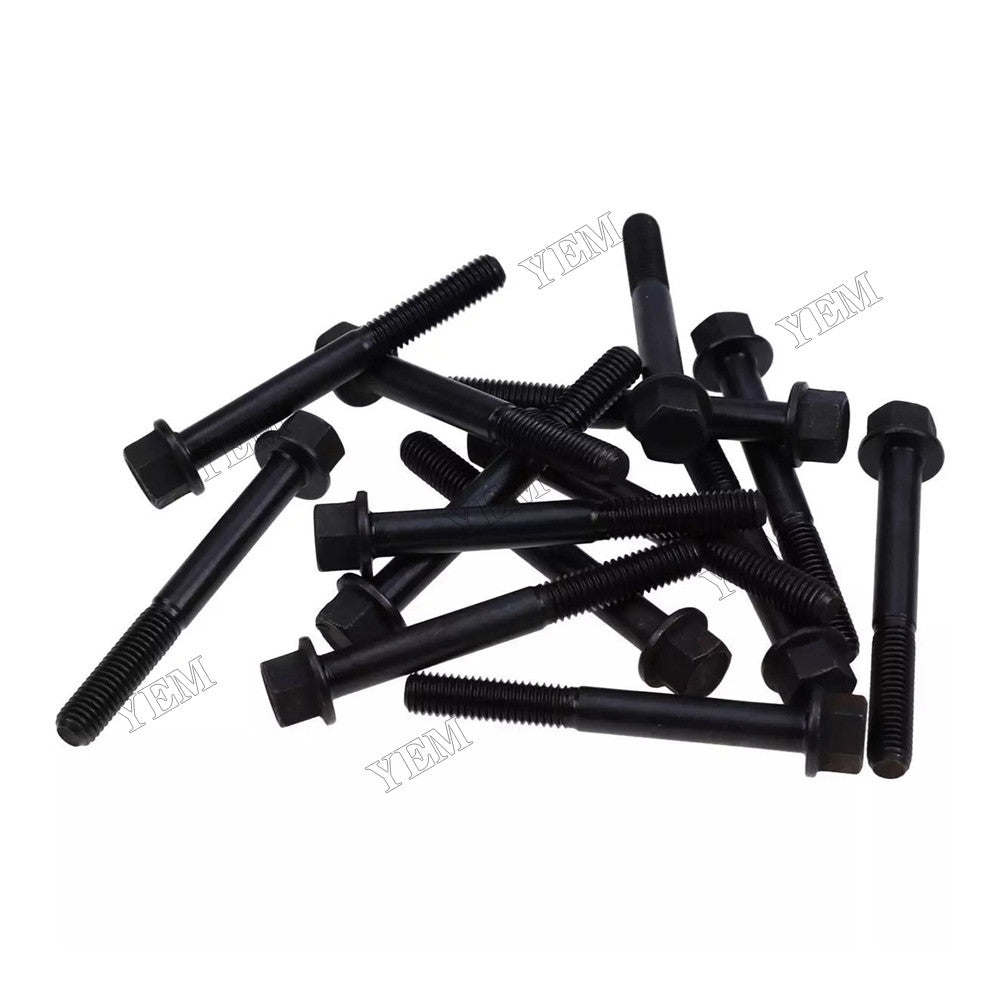 For Kubota Engine D902 D722 Cub Cadet Garden Tractor 1512 1572 1772 1782 2182 782D 882 14Pcs Cylinder Head Bolt KB-14601-03450