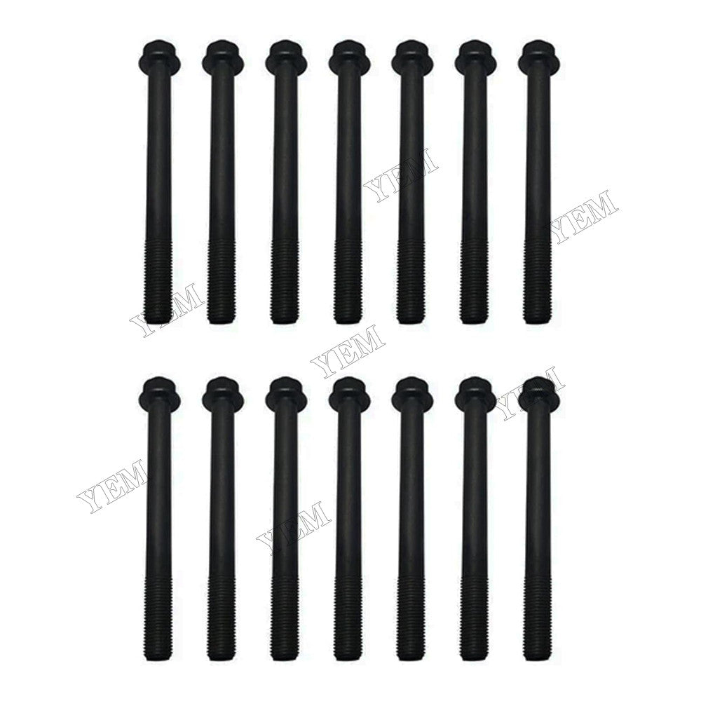 For Kubota D1105 Carrier CT3.69 CT3-69-TV Engine 14Pcs Cylinder Head Bolt 25-15024-00