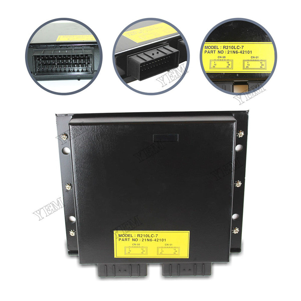For Hyundai Excavator R210LC-7 ECU Controller 21N6-42101 For Hyundai