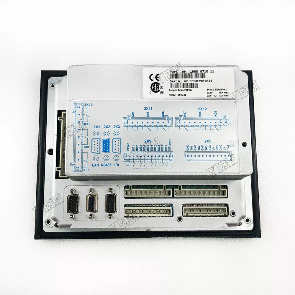 For Atlas Copco GA55 GA75 GA22 Air Compressor Electronikon Controller Panel 1900 0710 12 1900071012 For Atlas Copco