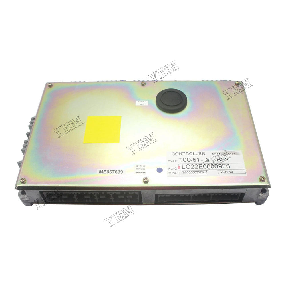 Excavator SK330-6 SK320-6 SK200-6 SK210-6 Cab Controller Panel V-ECU LC22E00009F6 for Kobelco