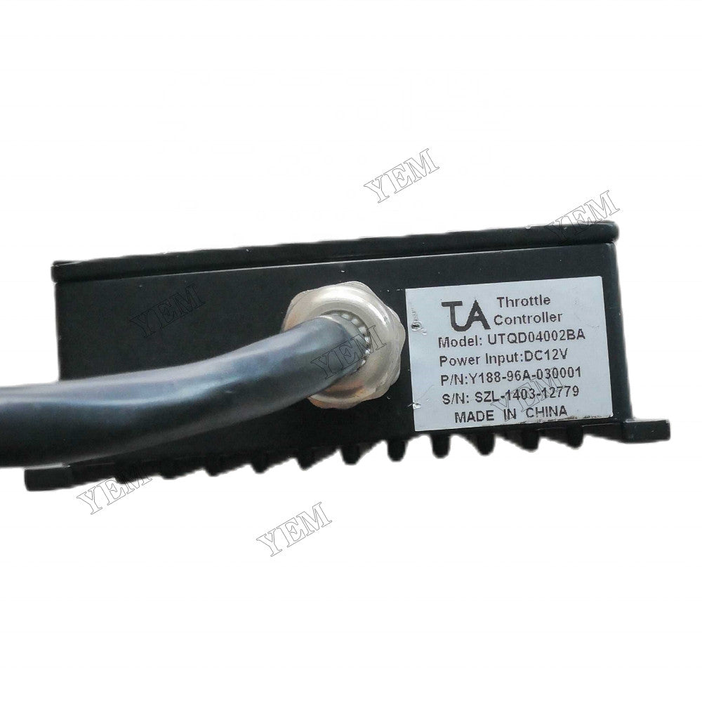 For Yuchai YC60-8 YC135 Excavator Throttle Controller UTQD04002BA-12V For Yuchai