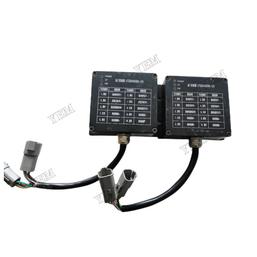 For Yuchai YC60-8 YC135 Excavator Throttle Controller UTQD04002BA-12V For Yuchai