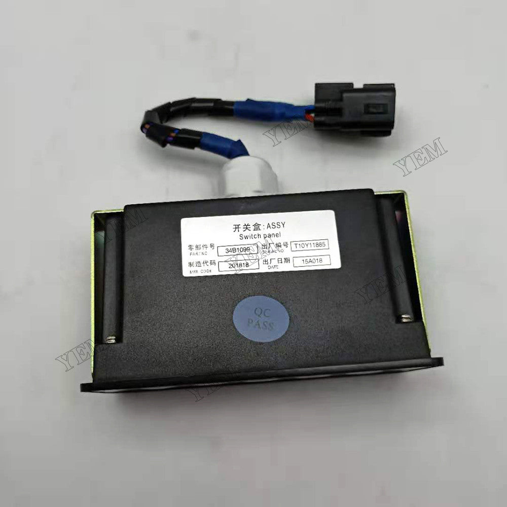 For Liugong Excavator CLG915 CLG922 CLG925 CLG936 Control Switch Panel 34B1099 For Liugong