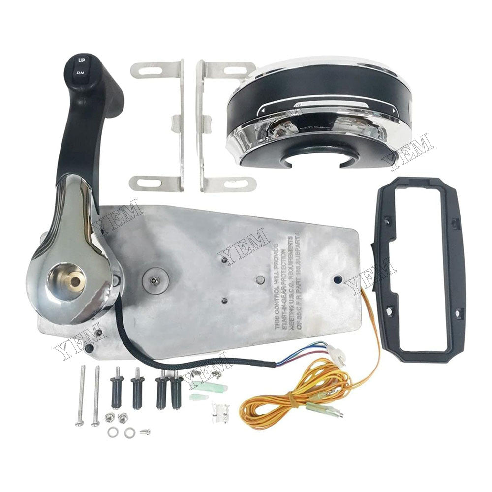 For Mercury Binnacle/Console Top Mount with 2 Feet Trim Harness Outboard Remote Control Box 8M0059686 For Mercury