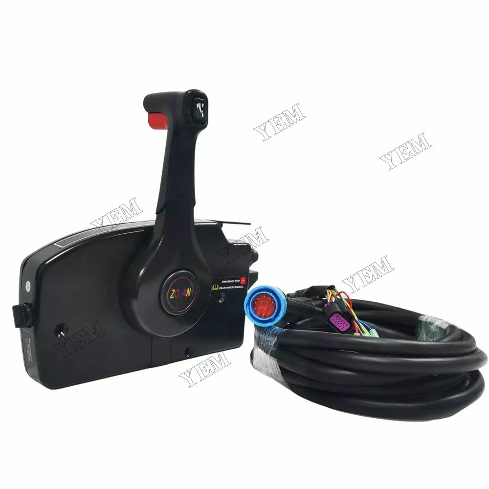 For Mercury Outboard Boat Motor Engine 4 Stroke 14 Pins Connector 20FT Harness Side Mount Romote Control Box 881170A14 For Mercury
