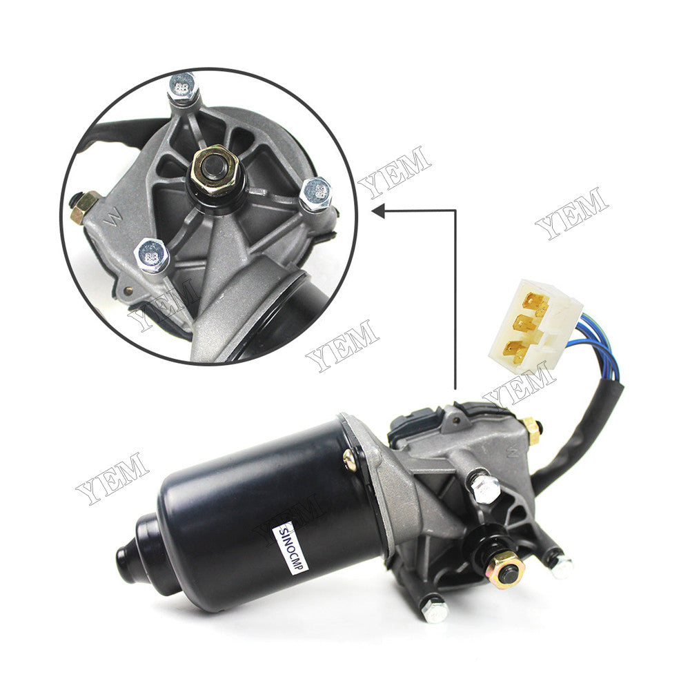 Excavator ED490LC-6E SK160LC-6E SK200-6ES SK200LC-6ES Wiper Motor YN53C00011P1 for Kobelco For Kobelco
