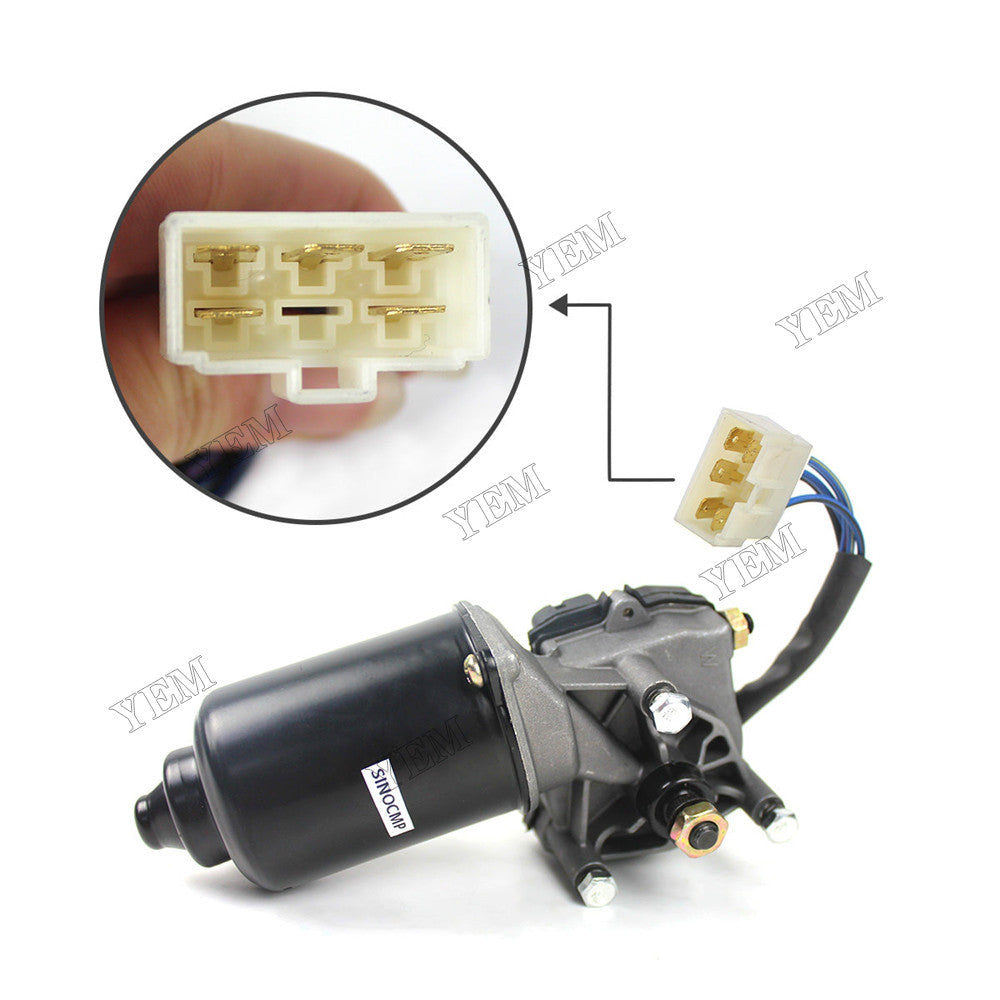 Excavator ED490LC-6E SK160LC-6E SK200-6ES SK200LC-6ES Wiper Motor YN53C00011P1 for Kobelco For Kobelco