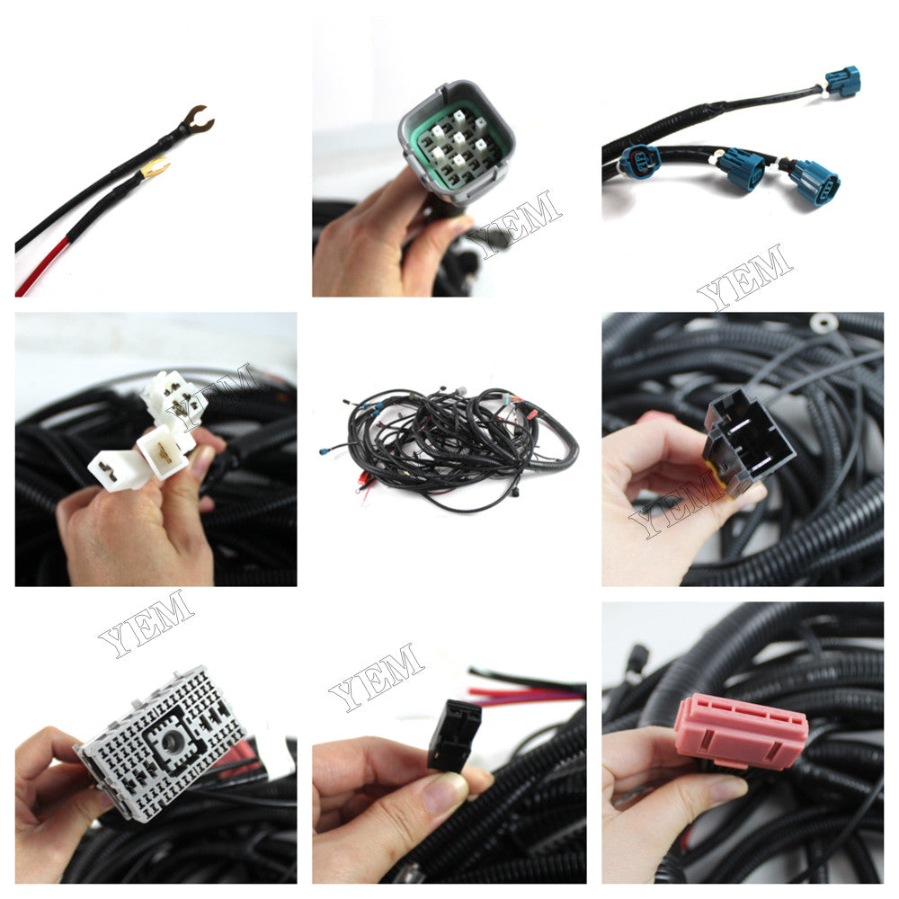 For Hitachi Excavator ZX200-HHE ZX200LC-HHE ZX230-HHE ZX240LC-HHE Outernal Wiring Harness 4487830