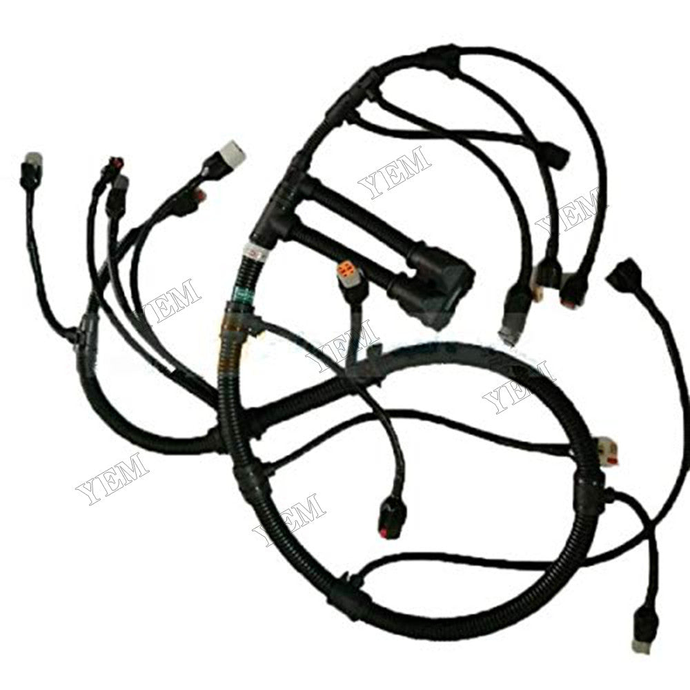 For Komatsu PC300HD-8 PC300LC-8 PC350HD-8 PC350LC-8 Excavator SAA6D114E-3 Engine Control Module Wiring Harness 6745-81-9250