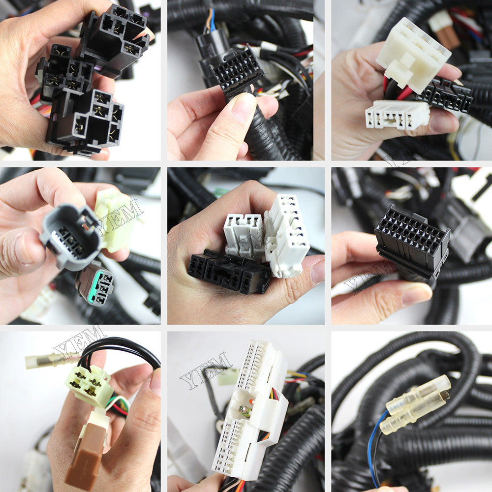 For Hitachi Excavator EX100-2 EX100M-2 EX120-2 EX200-2 RX2000-2 Inner Wiring Harness 0001044 For Hitachi