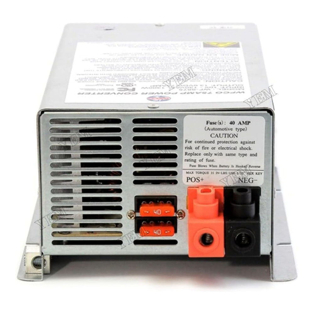 For RV Trailer Camper WF-9800 Series 65 Amp DC Output Deck Mount Converter Charger WF-9865-AD-CB