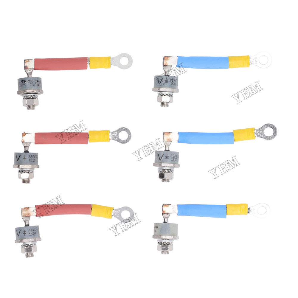 For FG Wilson Leroy Somer Generator 6 PCS Diode with Varistor 82PFR80 82PF80 LSA461901