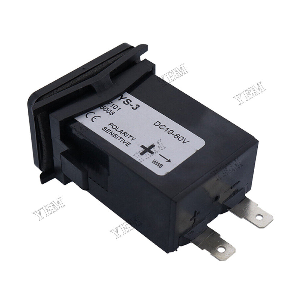 For JLG 1200SJP 1350SJP 1930ES 2030ES 3246ES 600A 600AJ DC10-80V Hourmeter Gauge 2420172 For JLG