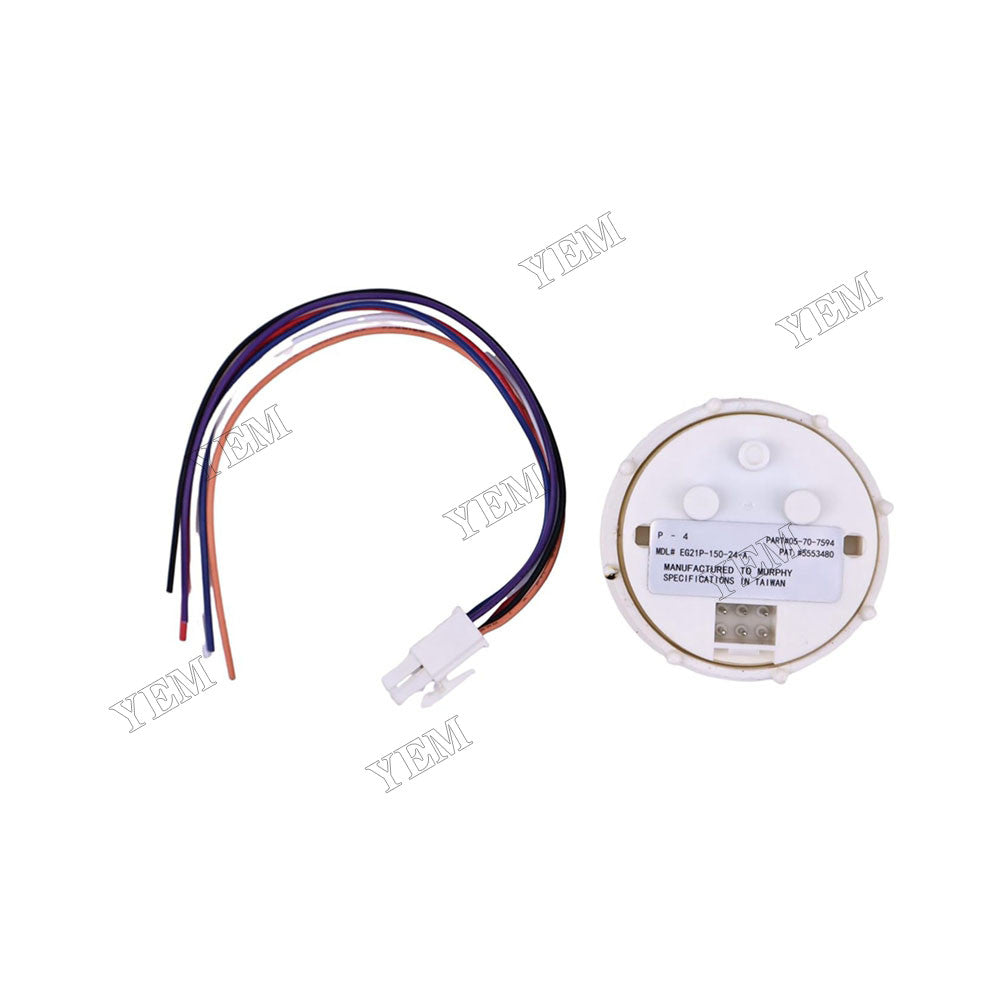 High quality Aftermarket Murphy EGS21P-100-12-A 05-70-2407 12V Electric Oil Pressure Gauge