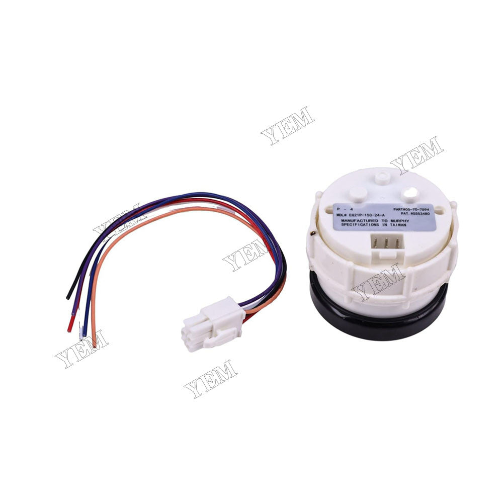 High quality Aftermarket Murphy EGS21P-100-12-A 05-70-2407 12V Electric Oil Pressure Gauge YEMPARTS