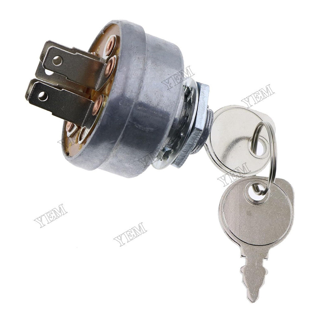 For Garden Tractors with Battery Ignition Kohler K Engine 5 Terminal 3 Position Ignition Switch With 2 Keys 4406R 3510-772-003 23-0660 925-0267 For Kohler