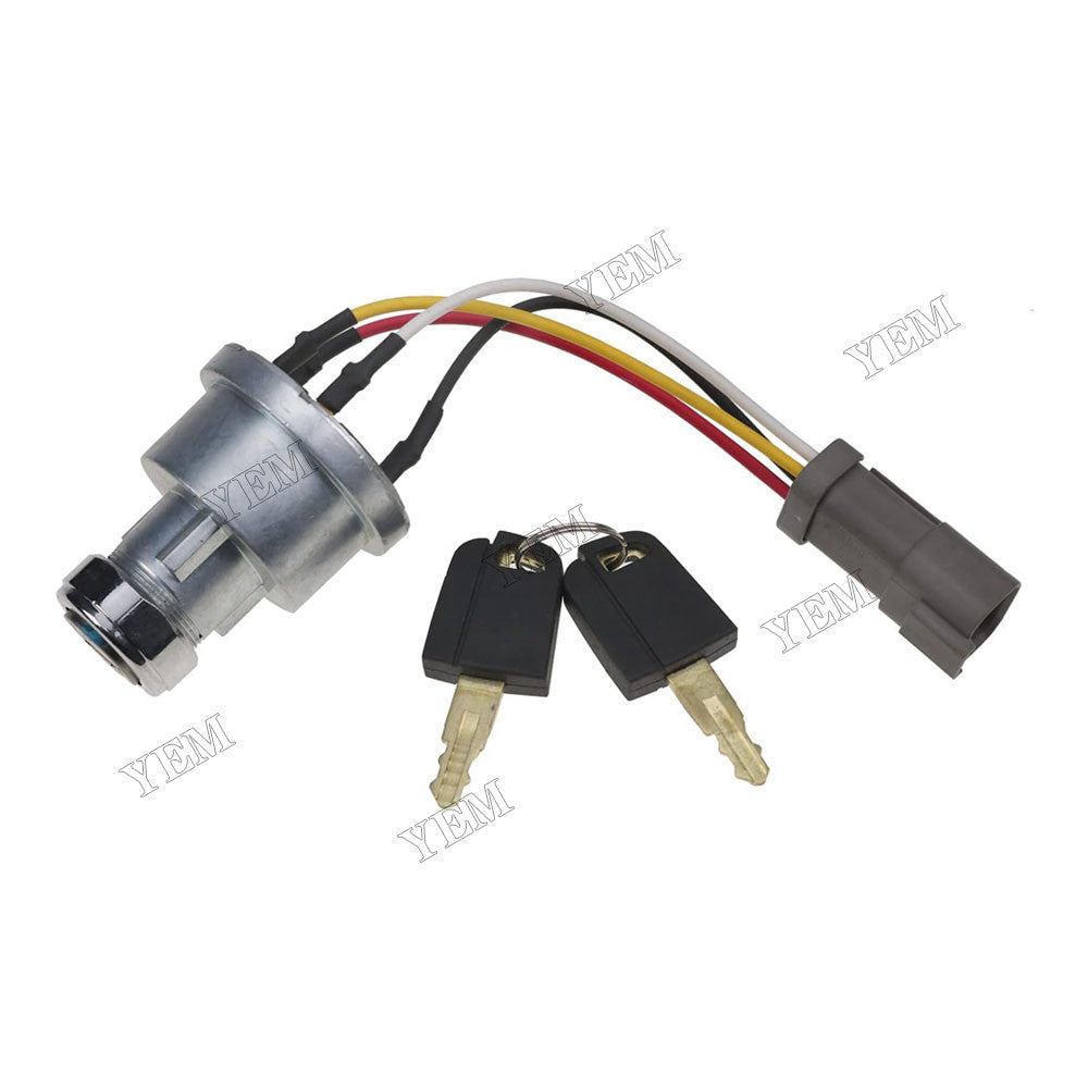 For Caterpillar CAT Excavator 307 311 312 315 317 320 Ignition Switch 6 Wires With 2 Keys 7Y-3918