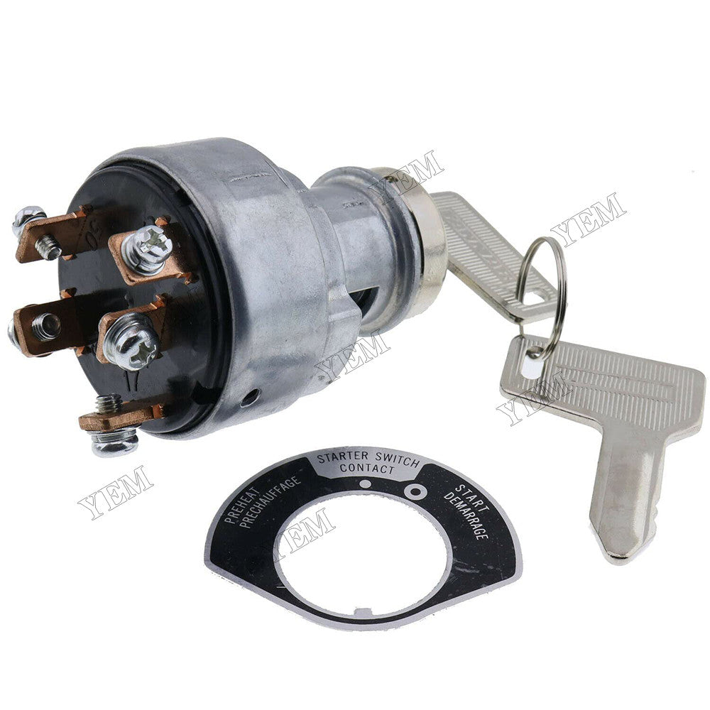 For Yanmar C50R C60R C80R B08-3 3TNV76 3TNE74 Stater Switch 933110-00100 933110-00200 With 301 Keys For Yanmar