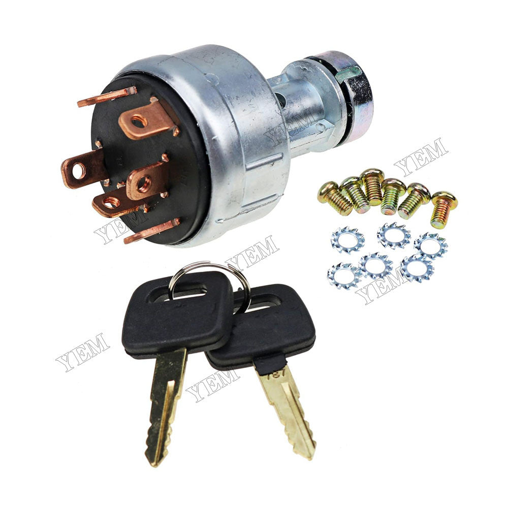 For John Deere Tractor 650 750 850 900HC 950 1050 1250 1450 1650 Ignition Starter Switch 08086-10000 With Keys For John Deere
