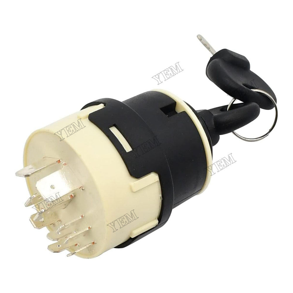 For CASE 585 685 743 745 844 856 956 1255 1455 Excavator 125B 170B 220B 350CKB Ignition Switch With 2 Keys 1532371C2 For Case