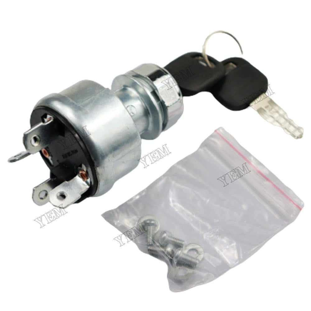 For Mitsubishi Engine K4N S4L2 S3L2 Caterpillar CAT Excavator 305CR 304CR 303CR 4 Terminal Ignition Switch With Keys 237-3530 For Mitsubishi