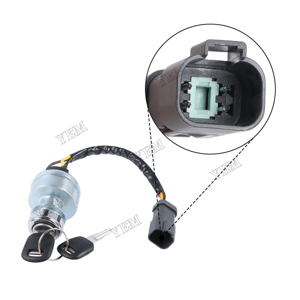 For Caterpillar CAT Engine 3013 3054C Excavator 302.5 303.5 304.5 301.5 Start Ignition Switch 154-3197 1543197 For Caterpillar