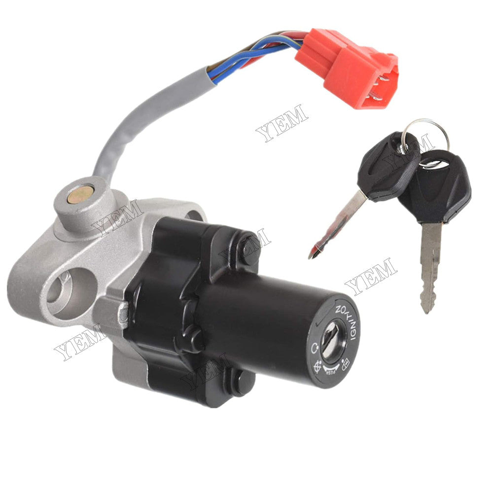 For Yamaha V-STAR 650 1100 Ignition Switch Fuel Cap Seat Lock Keys 4TR-82501-00 For Yamaha