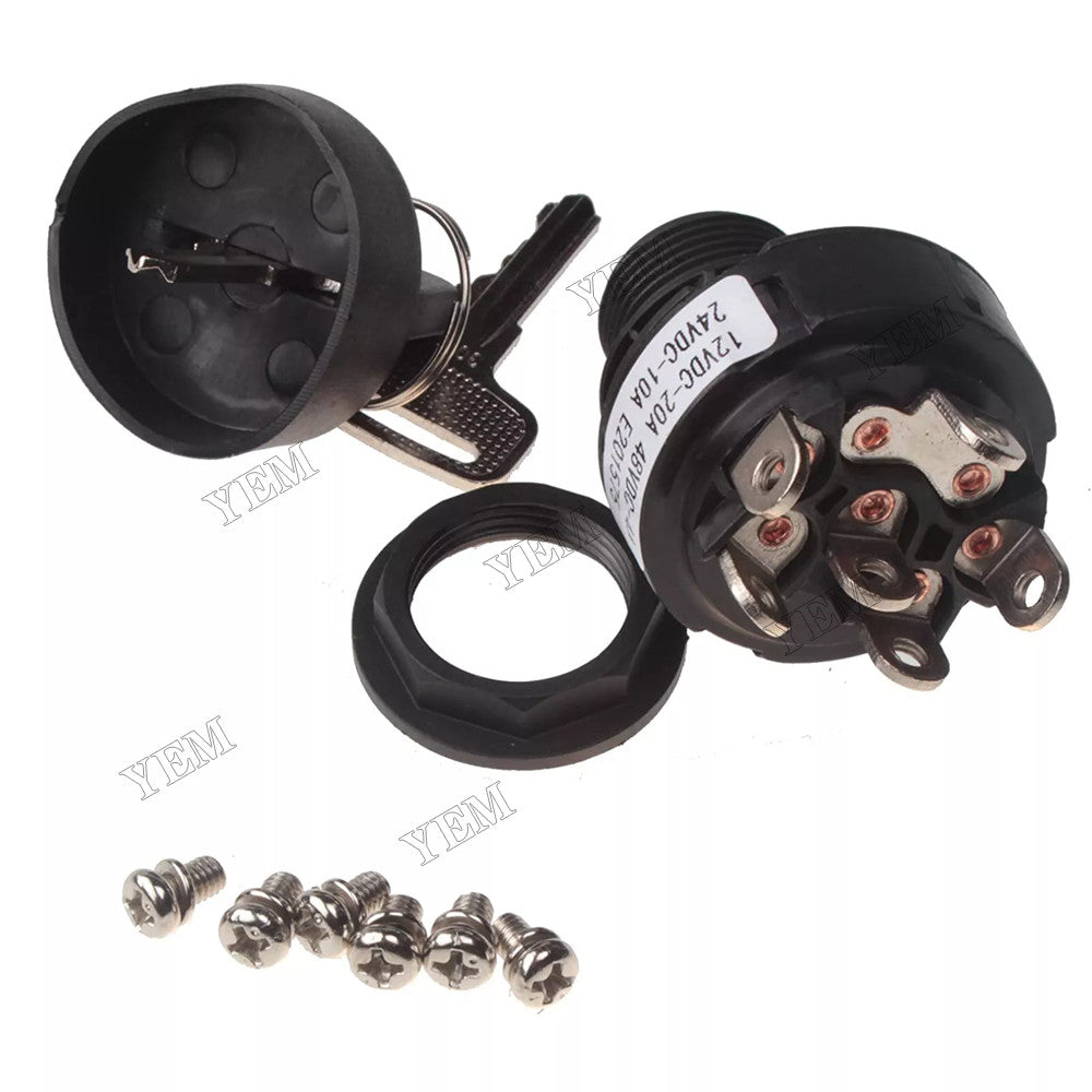 For Genie GS-1530 GS-1930 GS-2032 GS-2046 GS-2632 GS-2646 GS-2668 GS-3246 GS-3268 GS-3384 GS-3390 GS-4390 GS-5390 Ignition Switch With Key 96011GT