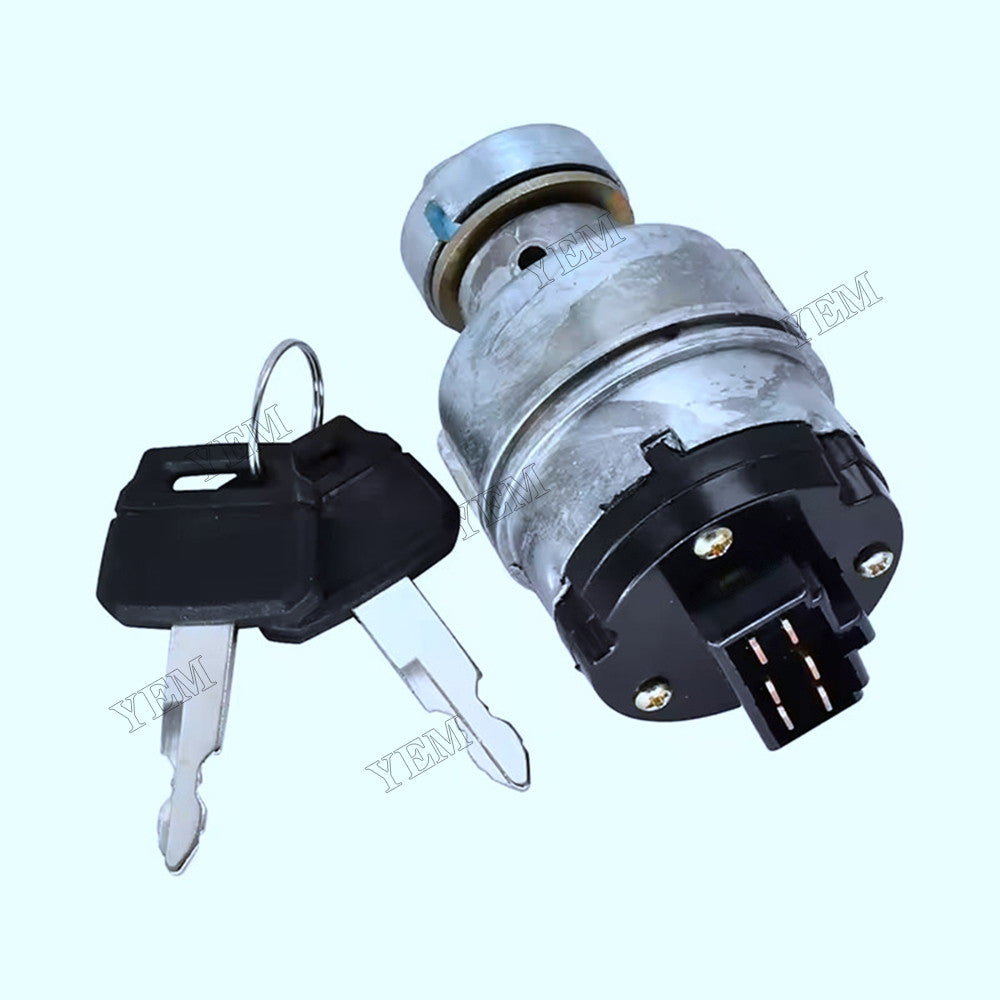 For New Holland E175B E215B E80BMSR EH215 Electric Spray Ignition Switch with 2 Keys YN50S00026F1