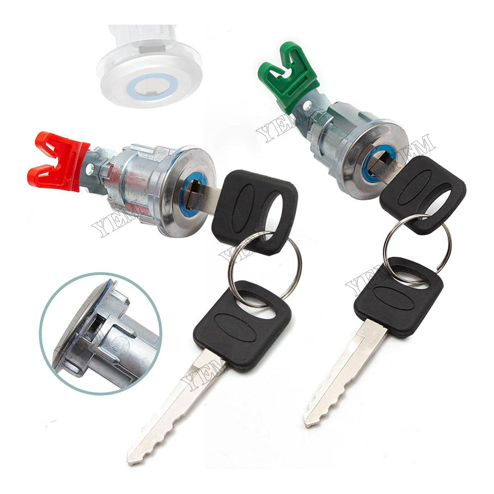 For Ford E Series Van Bronco Explorer Aerostar Econoline Mazda B Series Mercury Mountaineer Ignition Cylinder & 4 Door Lock Set 703369 For Mazda