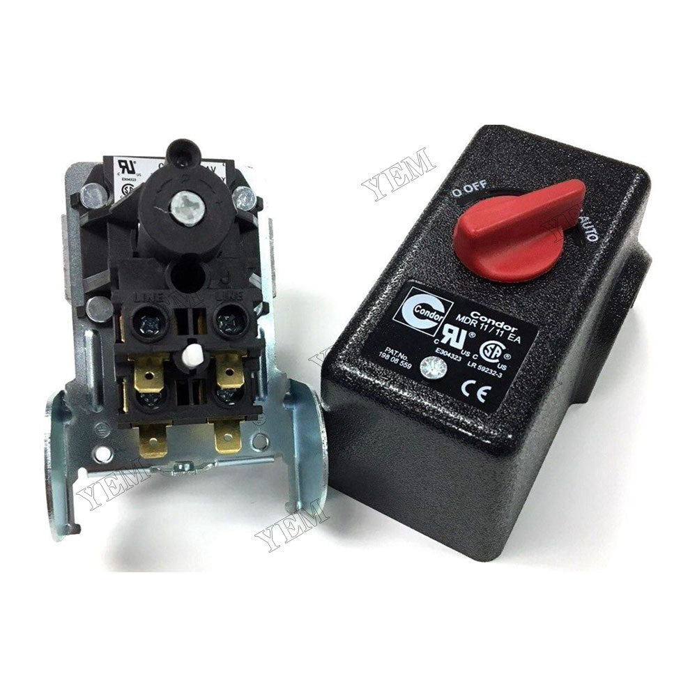 For Porter Cable PXCMV5248069 Dewalt DXCMV5076055 145-175 PSI Pressure Switch 5140121-87 034-0199