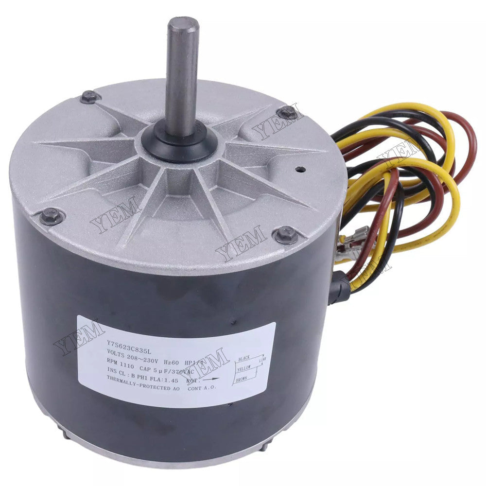 For Refrigeration Equipment 1/4 HP 208-230 Volt 1100 RPM Condenser Fan Motor Y7S623C835L HC39GE226 1185924 For Refrigeration