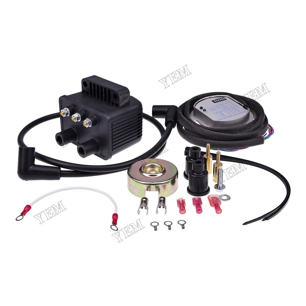 For Harley-Davidson Engine Shovelhead Evolution Big Twin & XL 70-99 Single Fire Programmable Ignition Kit 53-660 For Harley-Davidson