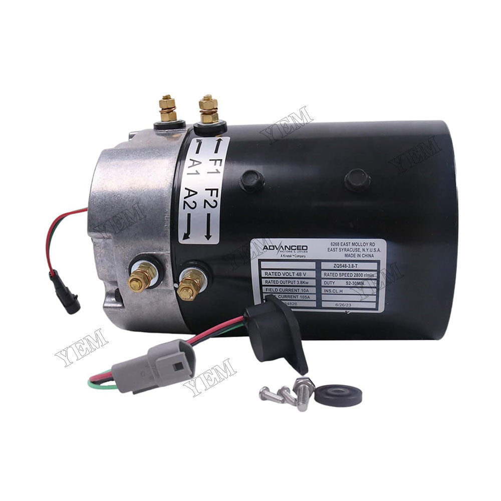 For Tomberlin E-Merge Electric Golf Cart 2007-UP 48 Volt 3.8kW Drive Motor ZQS48-3.8-T For Tomberlin