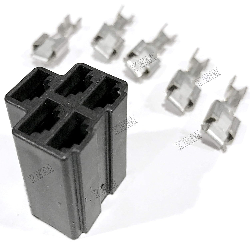 For John Deere Engine 3029 Tractor 1025R 2025R 3025R S100 S120 S160 S170 X107 X300 X320 X500 X710 2 Pieces Ignition Switch Connector Terminal M90206