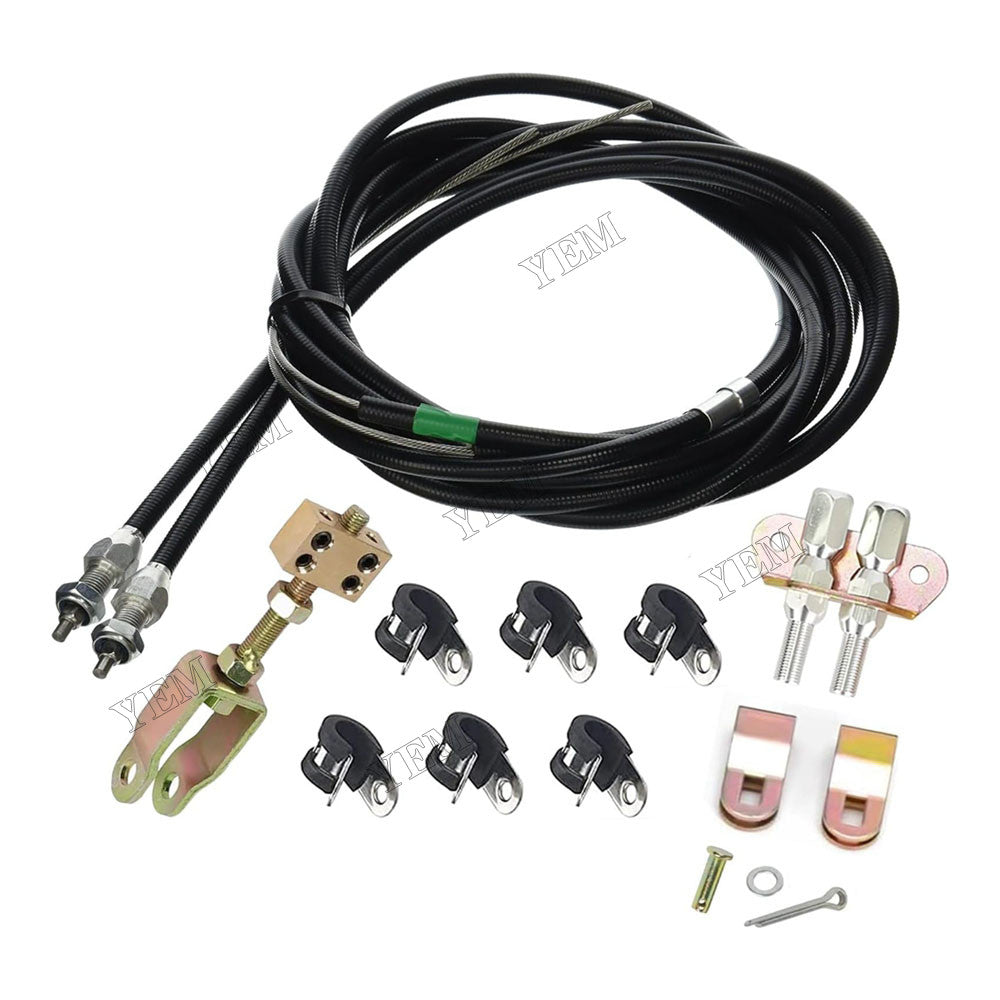 For Ford Bronco Chevrolet C10 Impala Chevy II Truck Universal Emergency Parking Brake Cable Kit 330-9371 For Chevrolet