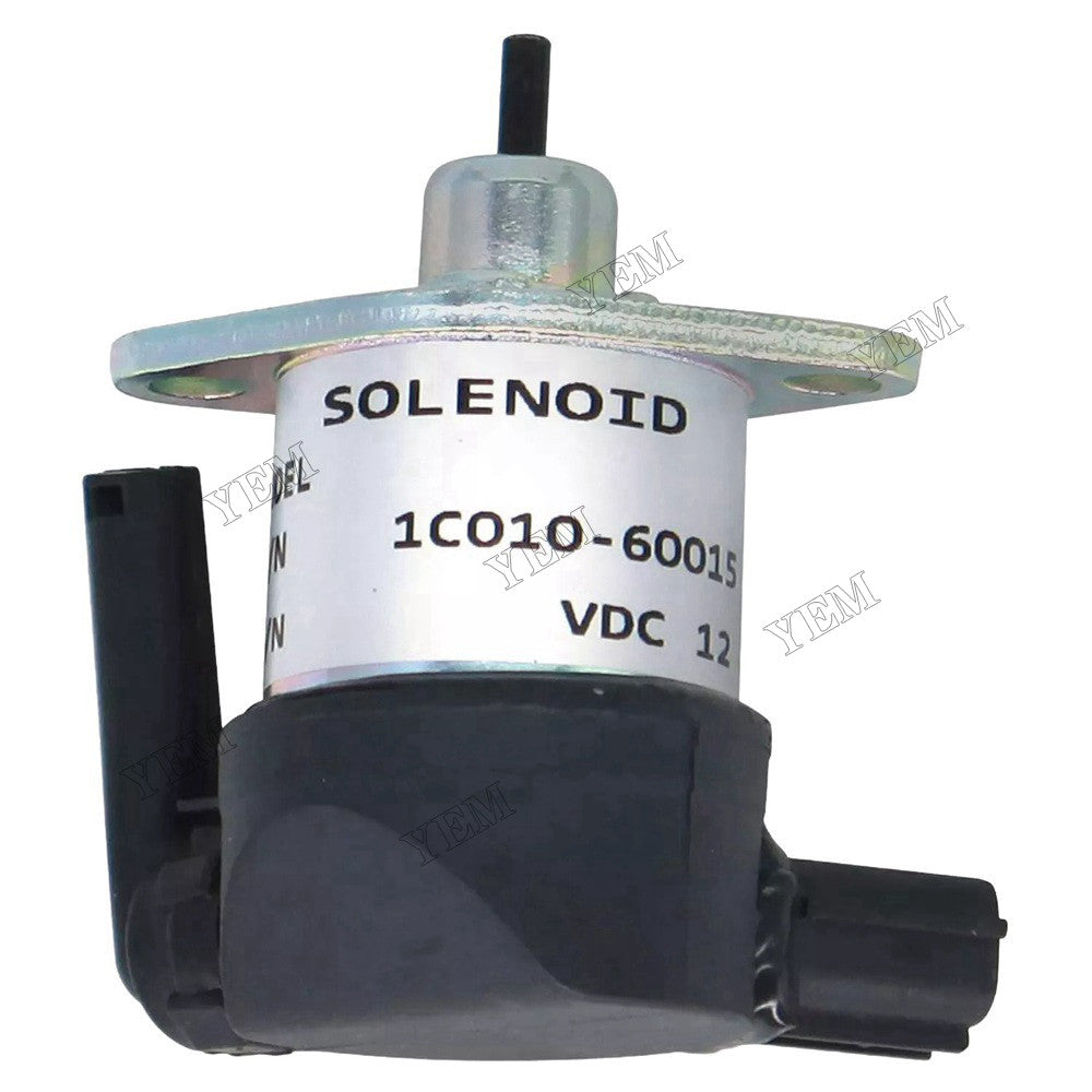 For Kubota Engine V3300 V3600 V3800 Fuel Shutoff Solenoid 1C010-60010 1C010-60013 1C010-60014 1C010-60015 1C010-60016 1C010-60017 For Kubota