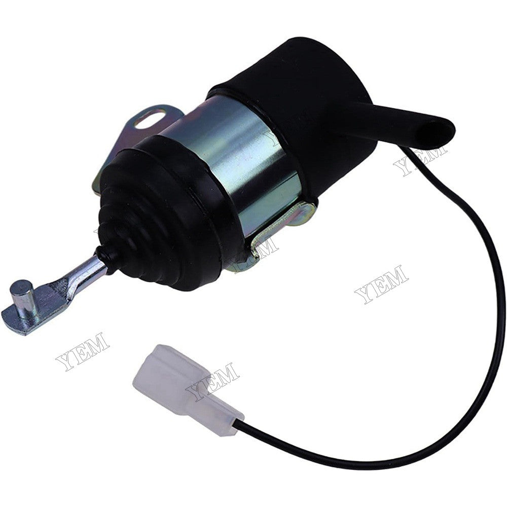 For Kubota Grasshopper Mower with Mini Supper Engine Z402 Z482 Z602 Z722 D622 D902 from 12Hp 23Hp 12V Fuel Stop Solenoid 101046