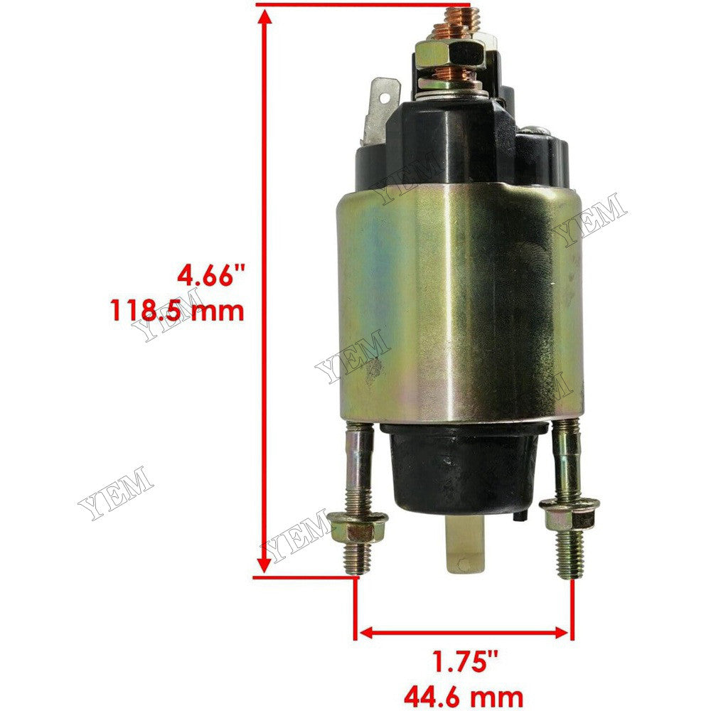 For John Deere 2500 647 657 667 717 727 1200 737 757 797 175 165 3 Terminals 12V Starter Solenoid MIA11504