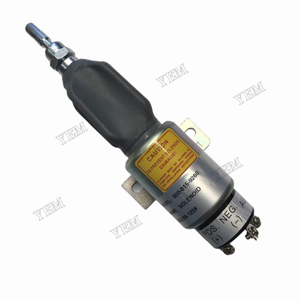 For Komatsu Engine S4D95LE-3 Excavator PC128US-2 PC138US-2 Loader WA100-5 WA150-5 WA320-5 WA80-3 24V Stop Solenoid 600-815-9260 6008159260