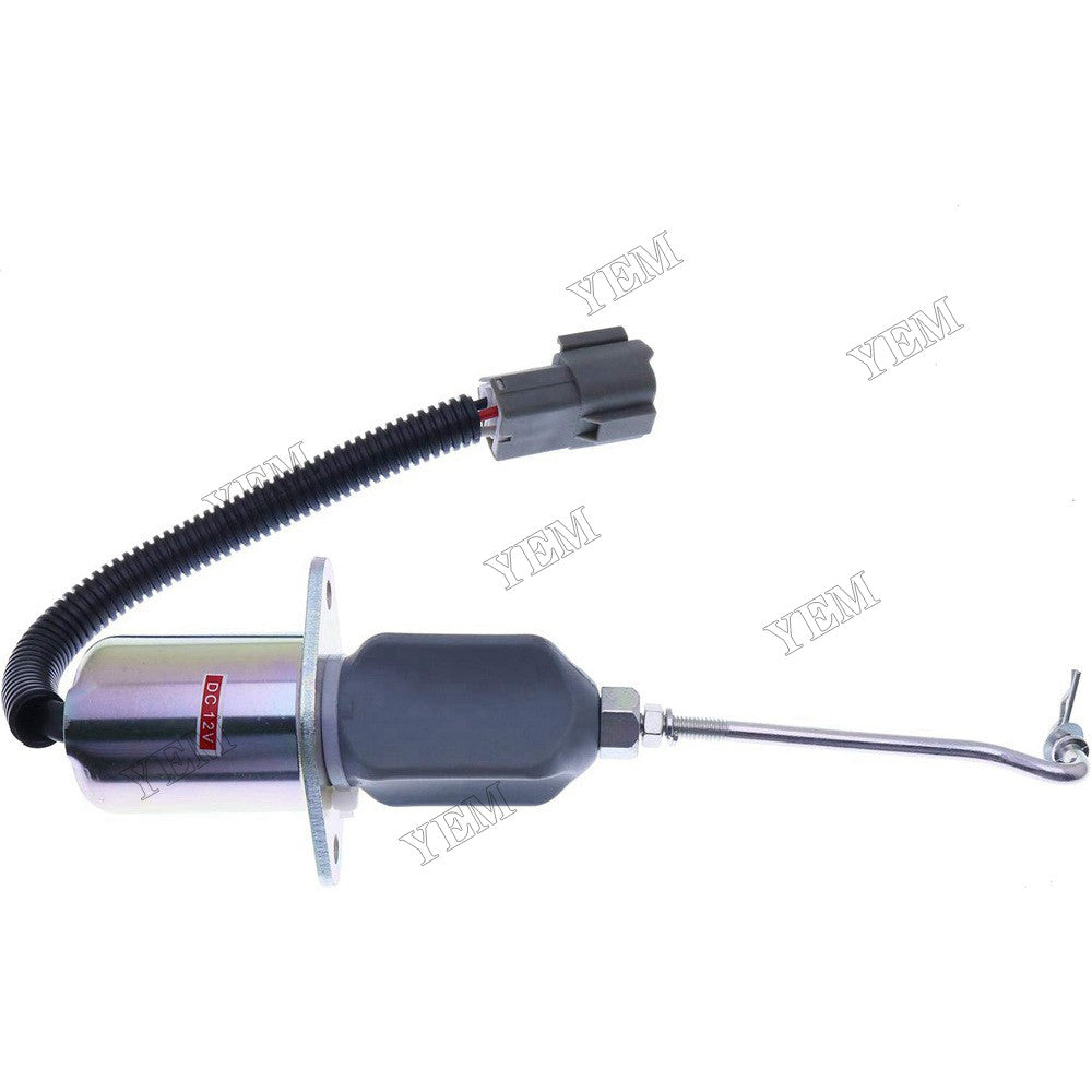 For Mitsubishi Engine S4S-Z1DT61ES Shovel ECOMAT 12V Stop Solenoid Valve 32A87-15100 For Mitsubishi