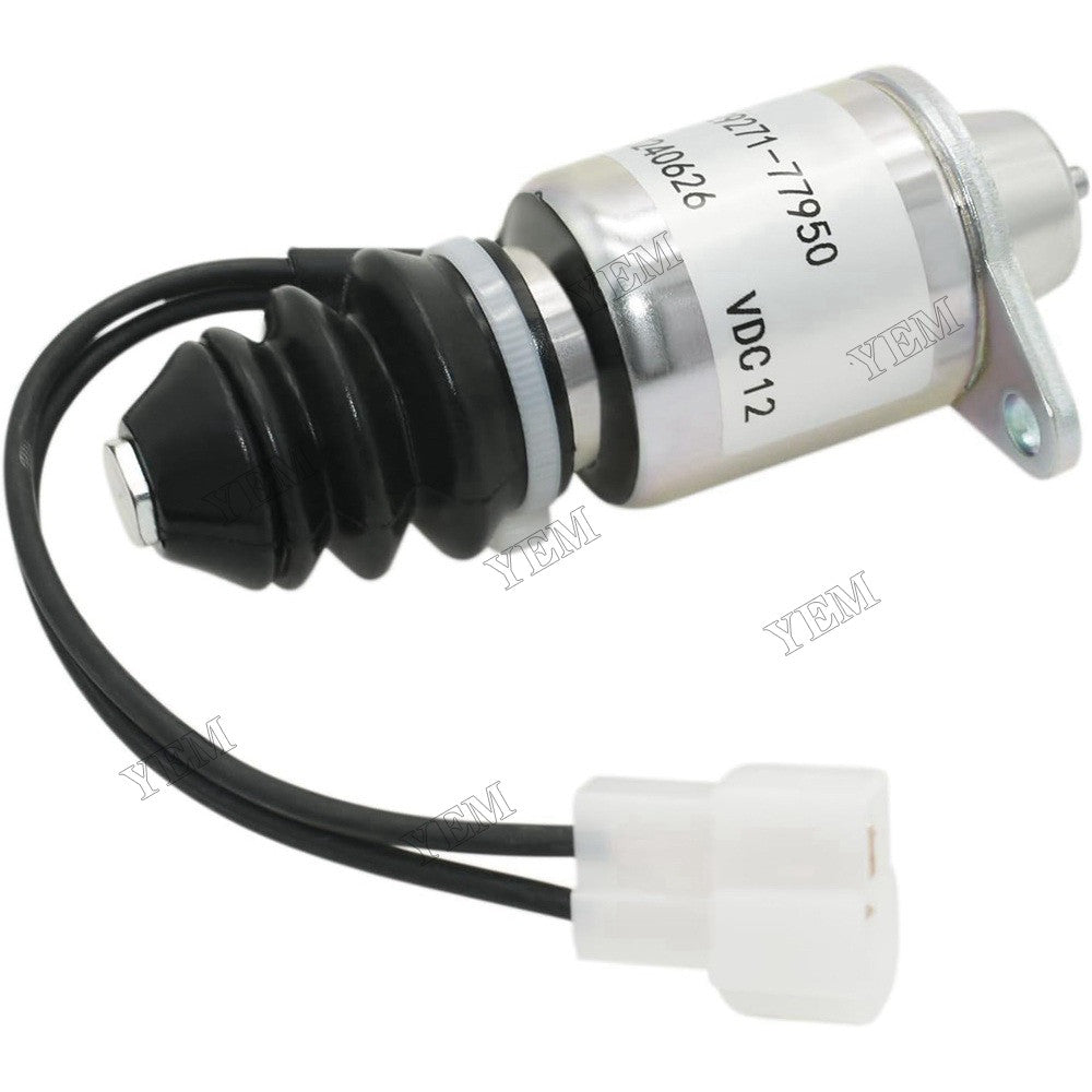 For Yanmar Marine Engine 2YM15 3YM30 3YM20 3JH5E 3JH4E 4JH4AE 12V Shutoff Solenoid Valve 129271-77950 129209-77950