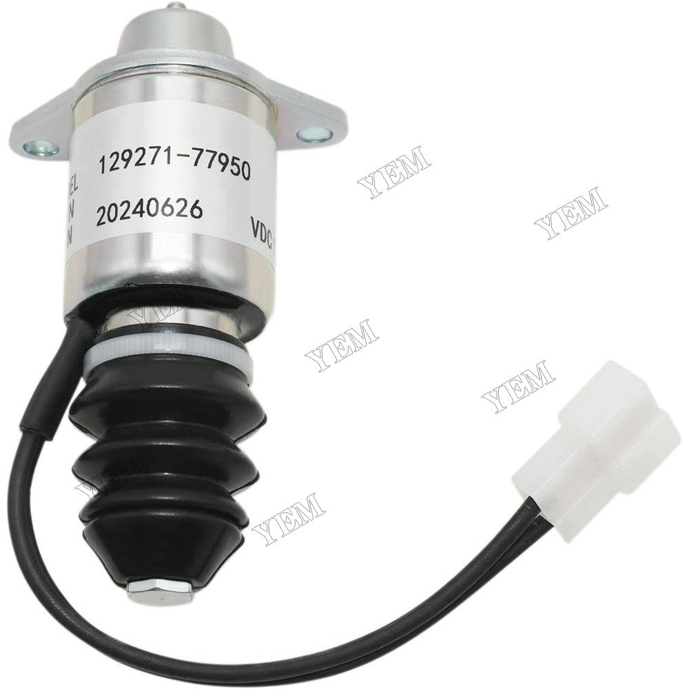 For Yanmar Marine Engine 2YM15 3YM30 3YM20 3JH5E 3JH4E 4JH4AE 12V Shutoff Solenoid Valve 129271-77950 129209-77950 For Yanmar
